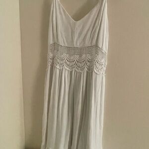 Elegant White Lace Mini Dress